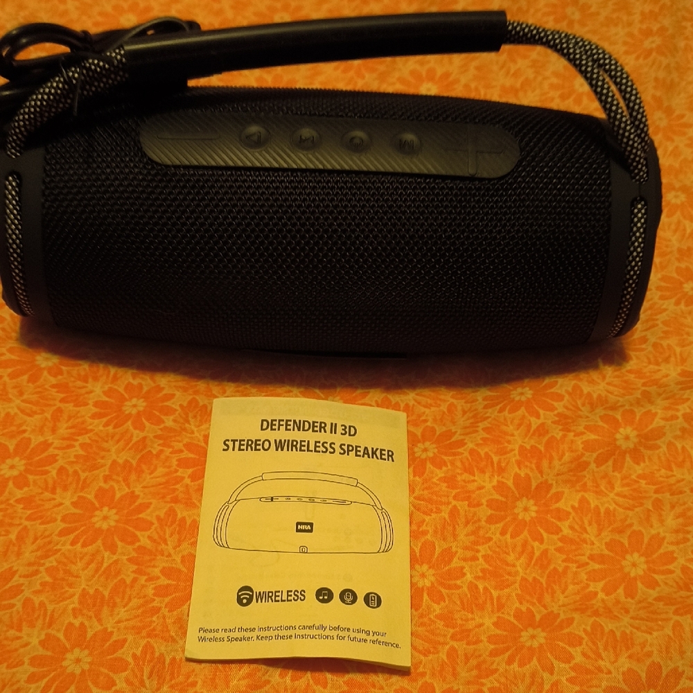 Stereo Wireless Speaker Defender II 3D Rechargeable